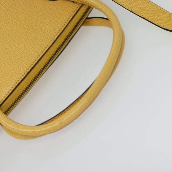 CELINE Hand Bag Leather Yellow Gold - Picture 7 of 12